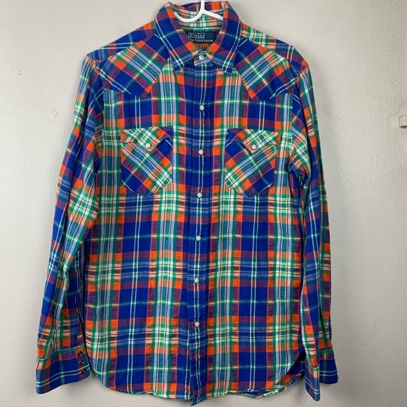 Polo Ralph Lauren Other - Polo Ralph Lauren Rare Aztec Tribal Print Shirt S